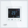 Išmanusis termostatas PNI CT25W WiFi dujiniam šildymo katilui, montuojamas į sieną, 16A, valdymas per „Tuya Smart“ programėlę, dieninis programavimas, rankinis/automatinis režimas, balta spalva