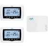 Išmanusis termostatas PNI CT410 PRO belaidis, su WiFi, 2 zonų valdymas internetu, šildymo sistemoms, siurbliams, elektromagnetiniams vožtuvams, TuyaSmart programėlė, histerezė 0,2 °C