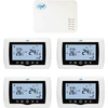Išmanusis termostatas PNI CT440 belaidis, su WiFi, 4 zonų valdymas internetu, šildymo sistemoms, siurbliams, solenoidiniams vožtuvams, TuyaSmart APP