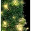 Išskleidžiama dirbtinė Kalėdų eglutė, žalia, 120cm, 50 LED