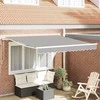 Elektrinė ištraukiama pavėsinė Šviesiai pilka 300 x 250 cm