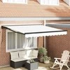 Ištraukiama markizė Balta 300x250 cm audinys 3330085