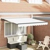 Ištraukiama markizė Balta 350x250 cm audinys 3330373