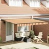Ištraukiama markizė Geltona ir Oranžinė 400x300 cm audinys 3330541