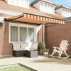 Ištraukiama markizė Geltona ir Oranžinė 350x250 cm audinys 3330266