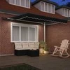 Ištraukiama markizė Juoda 350 x 250 cm Audinys ir aliuminis
