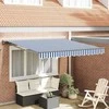 Markizės rėmas Mėlyna ir balta 300 x 250 cm