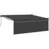 Ištraukiama markizė Oranžinė ir balta 350x250 cm audinys 3330216