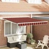 Ištraukiama markizė Oranžinė ir ruda 350 x 250 cm