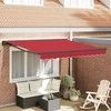 Ištraukiama markizė Raudona 350x250 cm audinys 3330445