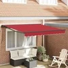 Ištraukiama markizė Raudona 350x250 cm audinys 3330446