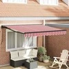 Markizės rėmas Raudona ir balta 300 x 250 cm