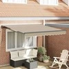 Markizės rėmas Smėlio 300 x 250 cm Poliesteris su PU danga