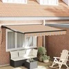 Ištraukiama markizė Spalvotas dryžius 300x250 cm audinys 3330014