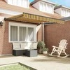 Ištraukiama markizė Spalvotas dryžius 350x250 cm audinys 3330319