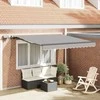 Ištraukiama markizė Šviesiai pilka 350 x 250 cm audinys