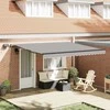 Ištraukiama markizė Šviesiai pilka 400 ×300 cm audinys