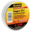 Izoliacinė juosta Scotch Super 33+ elektrinė vinilinė juosta 19mmx0.177mmx20m, juoda, 3M