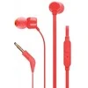Į ausis įkišamos ausinės su mikrofonu JBL Tune T160, Raudonos