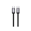 Jellico B27 USB-C - USB-C PD 60W kabelis 1m juodos spalvos