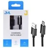 JML CD-113 USB MICRO cable – 2A 1M – Juodas