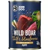 Šunų maistas - JOHN DOG Berry Line šuniukams laukinė šerniena su veršiena ir mėlynėmis 400g