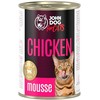 JOHN DOG For cats vištiena Mousse – šlapias kačių maistas – 400g