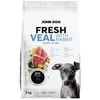 Šunų maistas - JOHN DOG Fresh Junior Veršiena su Triušiu 3kg