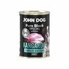 JOHN DOG Pure Juodas Special Edition Kangaroo – drėgnas ėdalas šunims – 400g