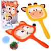 Jokomisiada 2x RACKETS + 2x RACKETS balls in the shape of animals Sports set ZA5605