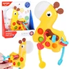 Jokomisiada 3-in-1 GIRAFFE sensory toy - sliding, dragging, pop it ZA5762