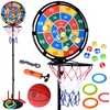 Jokomisiada 3in1 Sports Set Throw at the target! Basketball stand + accessories SP0830