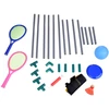 Jokomisiada 3in1 sportinis rinkinys Tinklinio tinklelis, Badmintono kamuolys, diskas SP0772