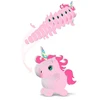 Dėlionė Jokomisiada 3D Puzzle Cardboard Model – Rožinė Unicorn DIY Build It Yourself ZA5809