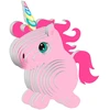 Dėlionė Jokomisiada 3D Puzzle Cardboard Model – Rožinė Unicorn DIY Build It Yourself ZA5809