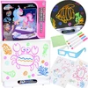 Jokomisiada 3D Drawing Board with LED apšvietimas + Markers and Glasses TA0115