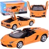Jokomisiada automobilio metalinis modelis Lamborghini Aventador Roadster 1:32 interaktyvus ZA5053