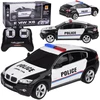 Jokomisiada BMW X6 sportinis policijos automobilis su nuotolinio valdymo pulteliu RC0660 CY