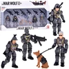 Jokomisiada Large set of figures, soldiers, rifles, 12 pieces, soldiers ZA5887