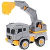 Jokomisiada „Super Construction“ transporto priemonės „Auto-Robot 2in1“ ekskavatorius