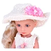 Jokomisiada Elegant Stylish Doll in Hat with Long Skirtas šviesiems plaukams Hair ZA5314