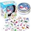 Jokomisiada Fast Finger Card Game - Find the Pair of DINOSAURS Round Cards ZA3292