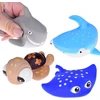 Jokomisiada Rubber bath toys Set of 4 SEASIDE ANIMALS ZA5858