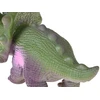 Jokomisiada Interactive Rubber Triceratops Dinosaur Figurine with Roaring Sound ZA5726