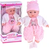 Jokomisiada Interactive soft baby doll babbles and laughs 40 cm ZA5836