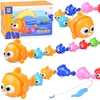 Jokomisiada Interactive FISH FAMILY Set + fishing rod and magnet fishing ZA6016