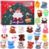 Jokomisiada Christmas ADVENT CALENDAR - plush animals pendants ZA5857