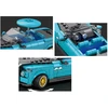 Jokomisiada Technical blocks Retro car Mėlynas CABRIOLET auksinis rims 417 pieces ZA5788