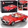 Jokomisiada Techniniai blokeliai Retro automobilis Raudonas CABRIOLET iš 1950-ųjų 311 dalių ZA5790