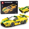 Jokomisiada Technical blocks Sports car P1 GTR Geltonas-Žalias 368-pcs ZA5781